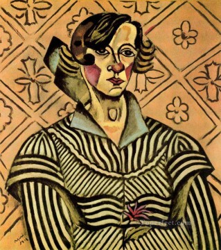 Portrait of Juanita Obrador Dadaism Oil Paintings